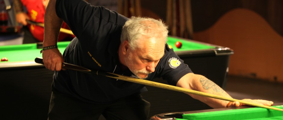 A veteran player down on the shot